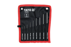 Set de 9 perforatoare sferice paralele YATO YT-47123