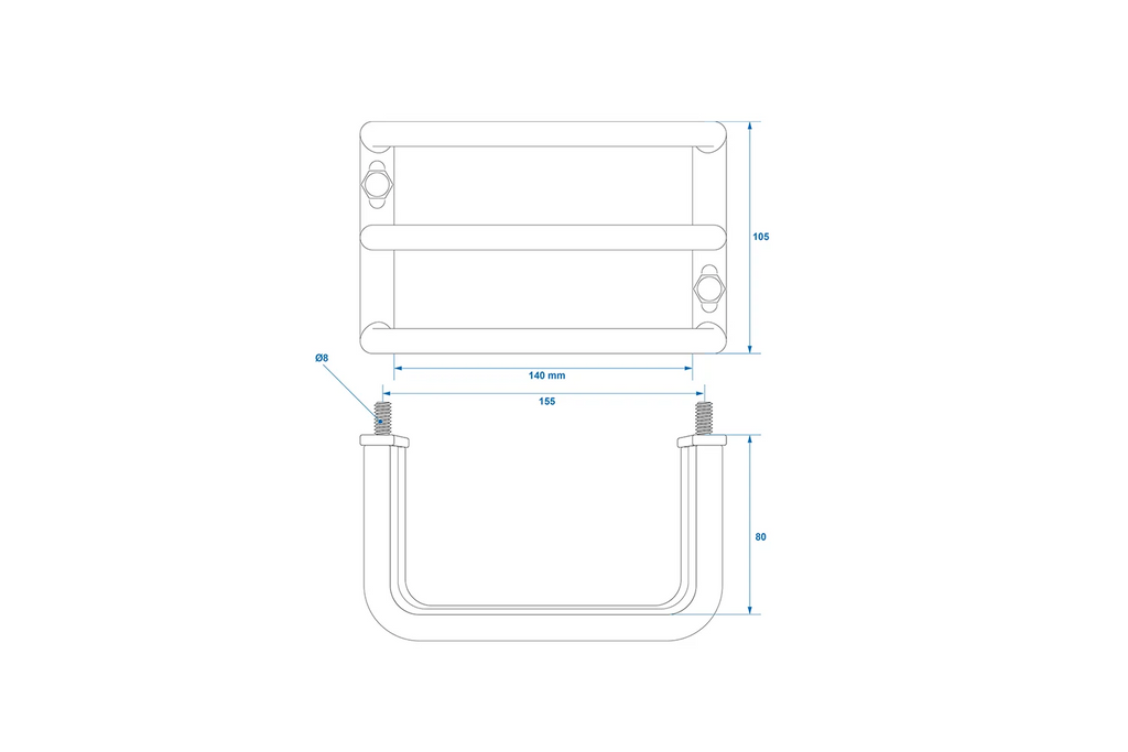 Grilă de protecție pentru lumini spate remorcă ProPlus, capac pentru lumini spate 140x105x80mm