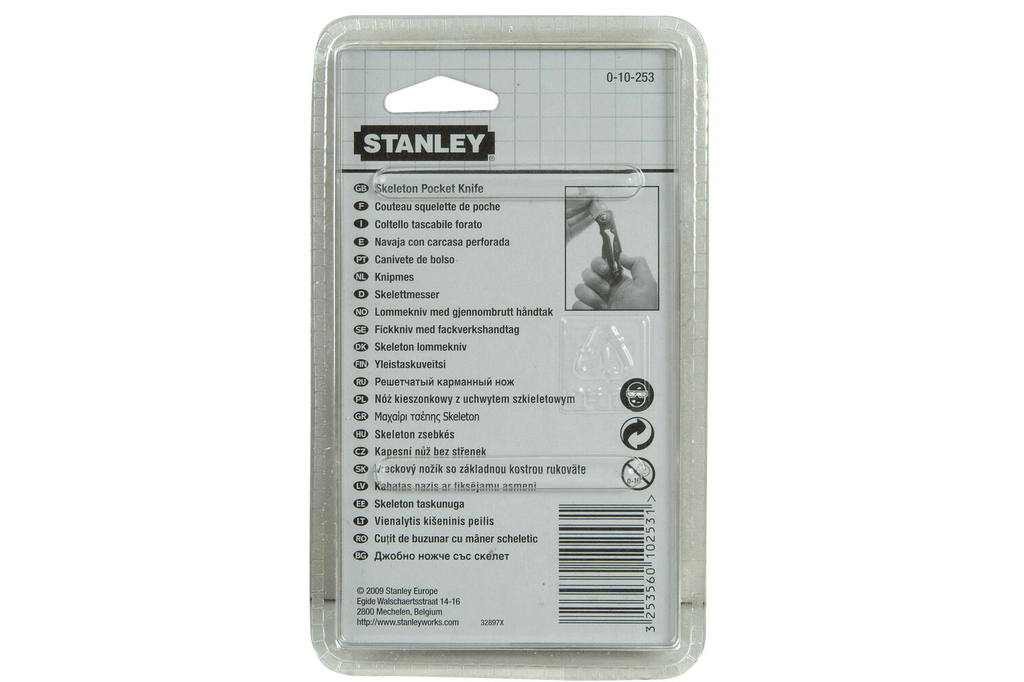 Cuțit de buzunar pliabil STANLEY 0-10-253