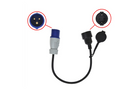 Adaptor cu ștecher CEE și priză Schuko 16A 230V cu contact de protecție ProPlus 373530 cablu 40cm