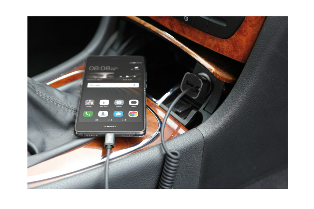 Încărcător auto LAMP USB Tip-C, priză brichetă 12/24V
