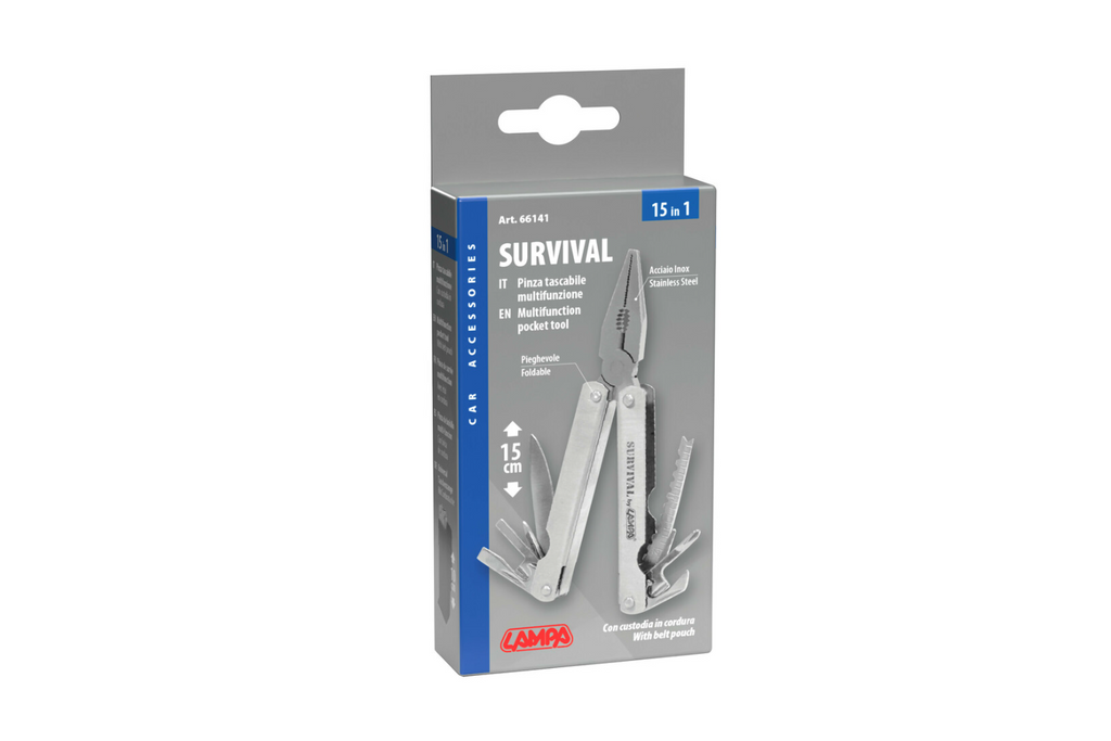 LAMPA 66141 Unealtă multifuncțională 15 în 1 de buzunar