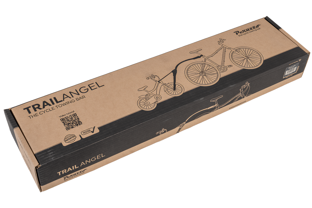 Trail Angel - Cârlig de remorcare pentru bicicletă pentru copii (negru)