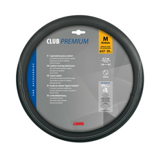 Husă volan LAMPA CLUB 37-39cm neagră