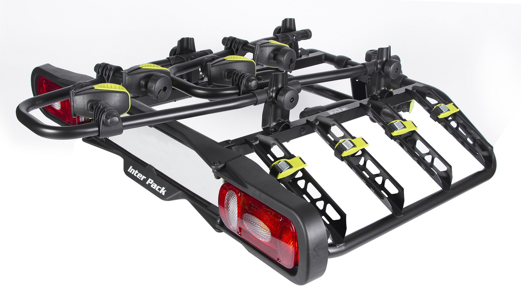 Suport de bicicletă Inter Pack Quattro cu 13 pini pentru bara de remorcare