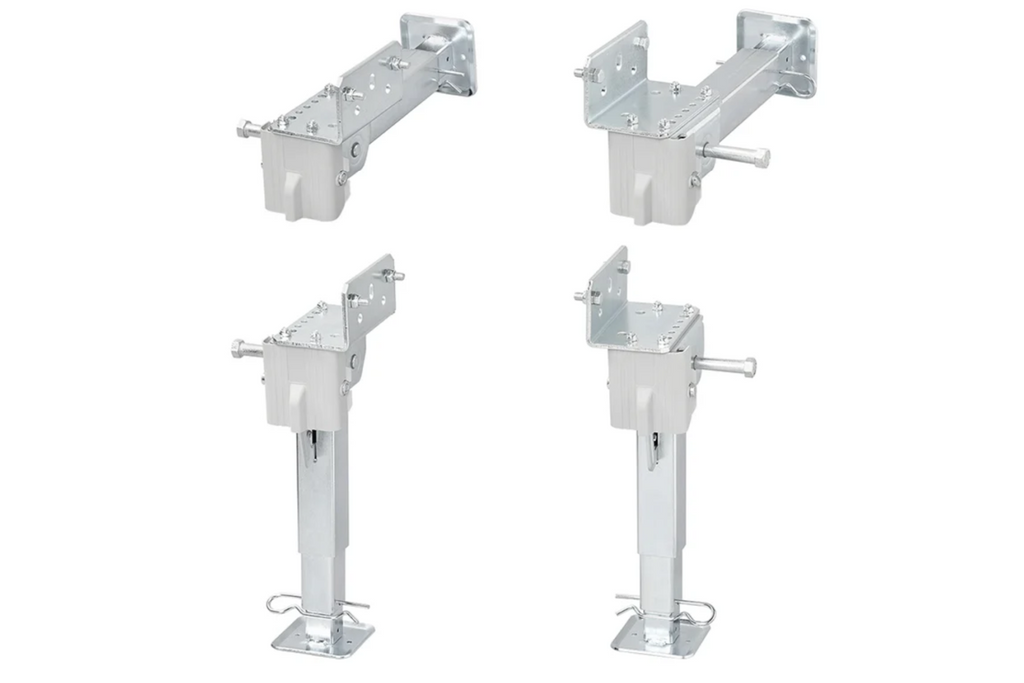 Set de două suporturi extensibile cu manivelă și montare ProPlus 361500 pentru remorcă platformă de 1000 kg 290-460 mm