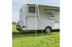 Set de două chingi de protecție împotriva furtunilor ProPlus 361729 atașate la o șină de copertină de 2x4,8 m