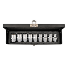 Set chei tubulare Torx YATO YT-0521 E10–E24, 9 piese