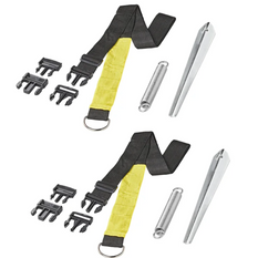 Set de două curele de furtună ProPlus 361728 pentru copertine și copertine 2x3m