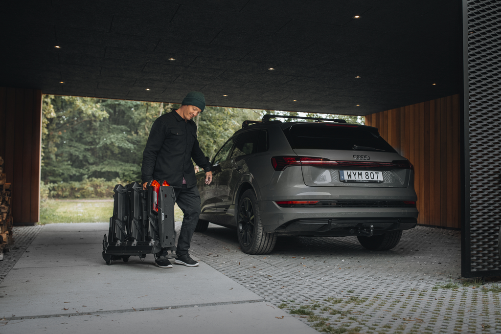 Thule Epos - suport pliabil pentru 3 biciclete pe bara de remorcare (979100)