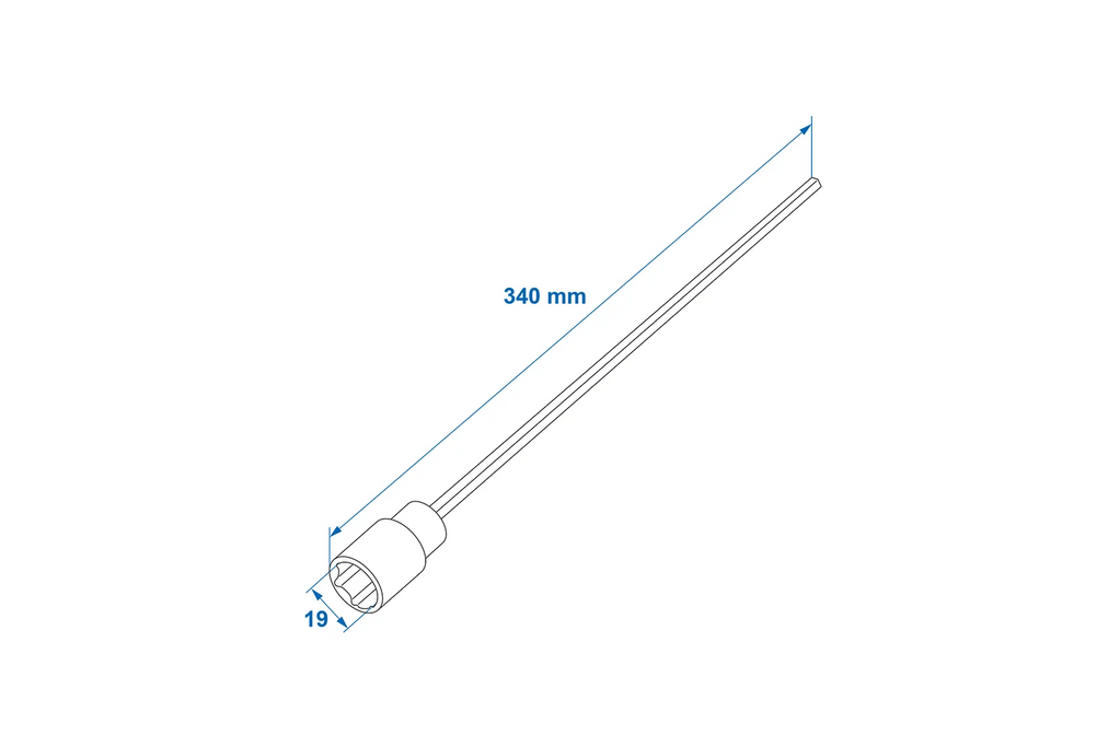 Extensie suport extensibilă ProPlus 360030 pentru remorcă transportator de 340 mm și 19 mm