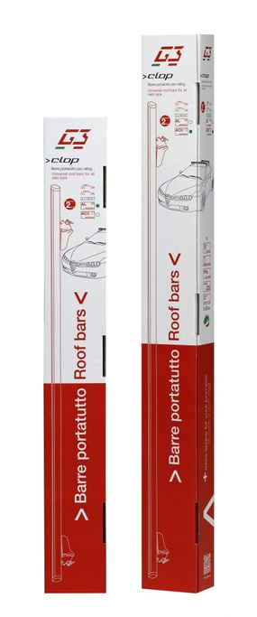 Bară de portbagaj universală G3 CL 60.130 pentru șine tradiționale și integrate din aluminiu