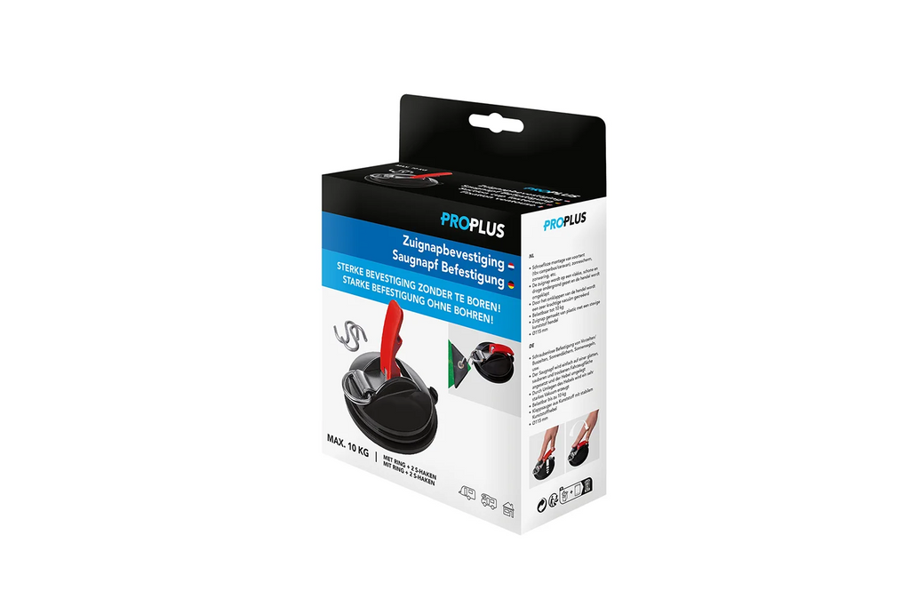 Ventuză cu cârlige și inel ProPlus 758082 suport 115mm 10kg
