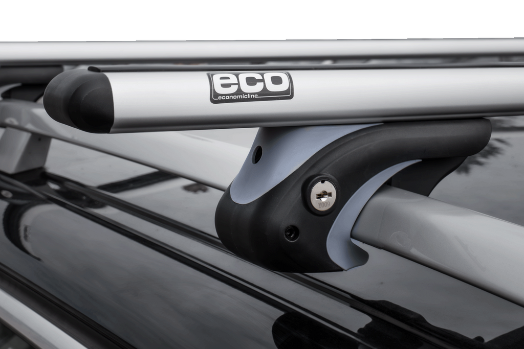 Eco Alubase 135 - portbagaj universal din aluminiu cu șine și încuietori