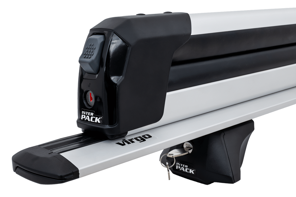 Inter Pack Frostline 4 - suport din aluminiu pentru 4 perechi de schiuri sau 2 snowboarduri