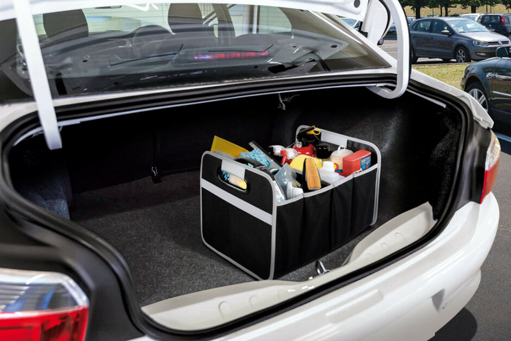 Coș de cumpărături LAMPA Shop&amp;Store L, recipient pliabil, 50x33cm