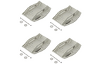 Set de patru plăcuțe de susținere pentru stabilizator de remorcă ProPlus 361519 cu arc 20,5x27,5cm