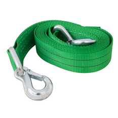 Frânghie de remorcare cu cârlige HILLS 5m/60mm/6t verde