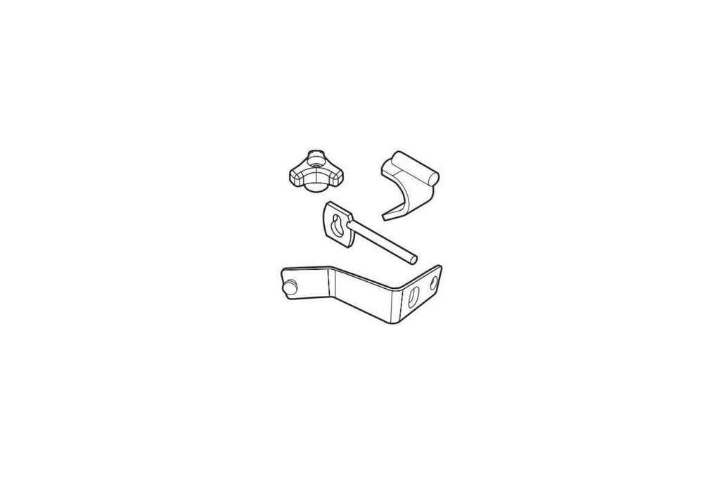 Încuietori suplimentare pentru ușile cabinei LAMP 97934 pentru camioane DAF