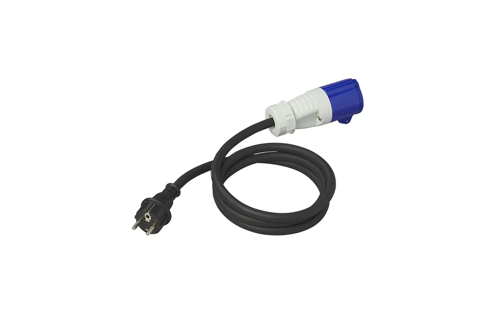 Adaptor cu ștecher cu împământare și priză CEE 16A ProPlus 373527DE cablu 150cm