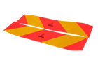 Autocolante, autocolante reflectorizante, HERMON scurte, plăcuțe de marcare pentru vehicule grele, 565x132mm, stânga+dreapta