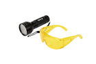 Set lanternă + ochelari de protecție YATO YT-08581 lanternă UV 51 LED-uri