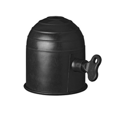 ProPlus 344162 Capac sferic pentru bara de remorcare, negru, cu încuietoare