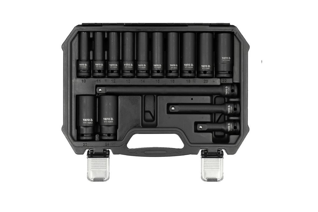 YATO YT-10566 Set chei tubulare de impact de 1/2″, 18 piese
