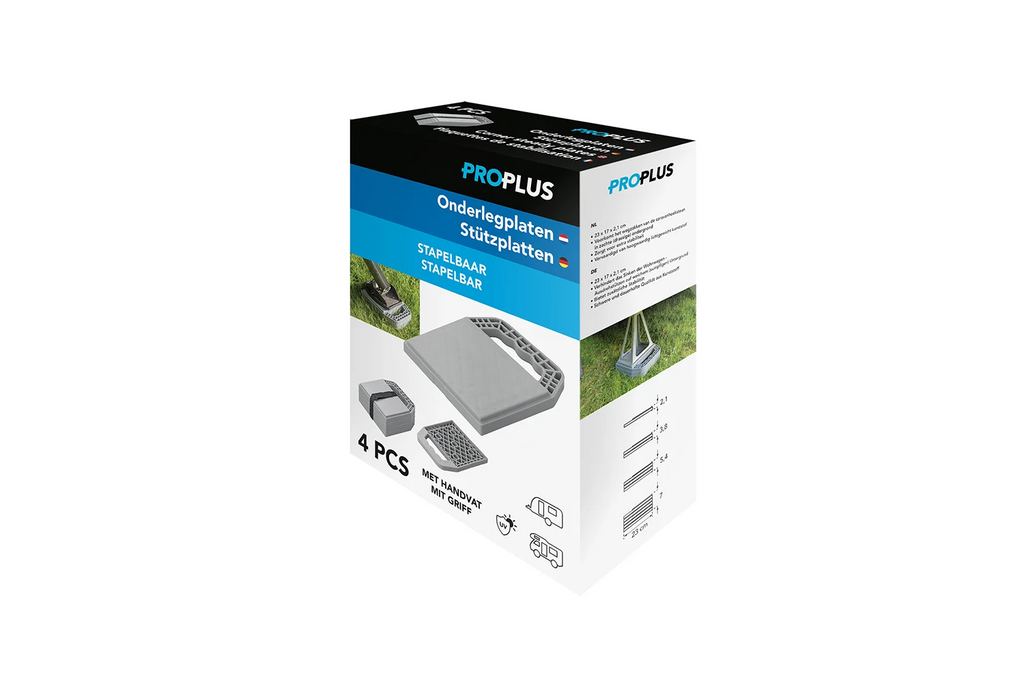 Set de patru plăcuțe de susținere pentru stabilizatorul remorcii ProPlus 361538V01