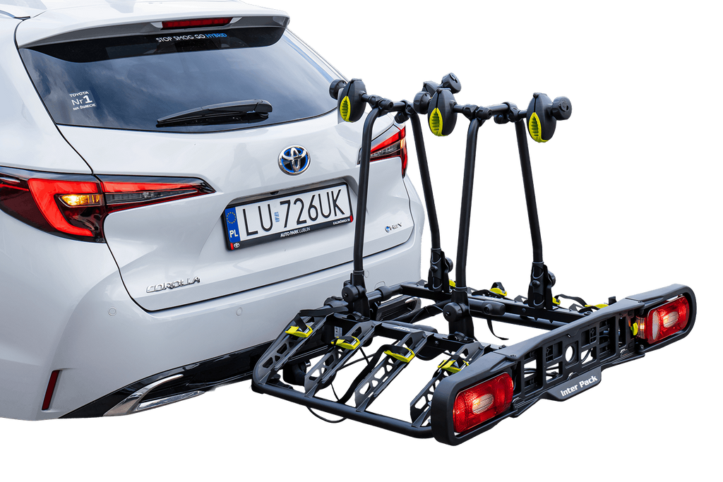 Suport de bicicletă Inter Pack Quattro cu 13 pini pentru bara de remorcare