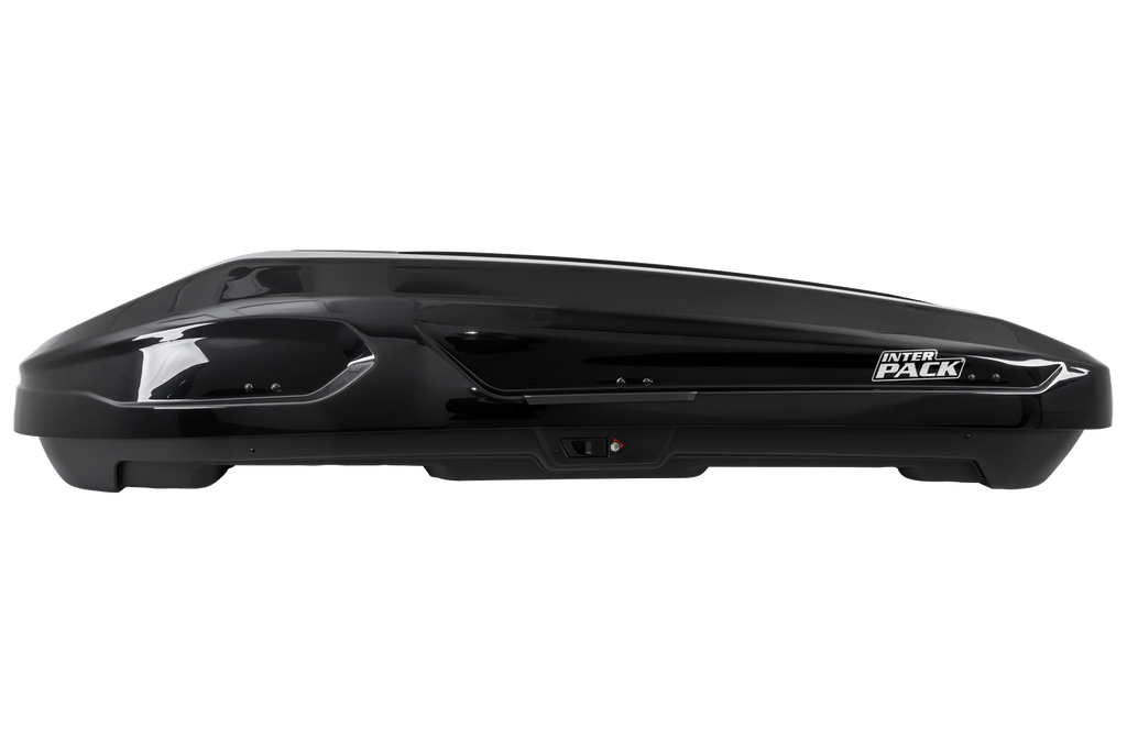 Cutie de portbagaj Inter Pack Monsun PRO L, negru metalizat