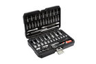 Set scule YATO YT-14501 1/4" 56 buc.