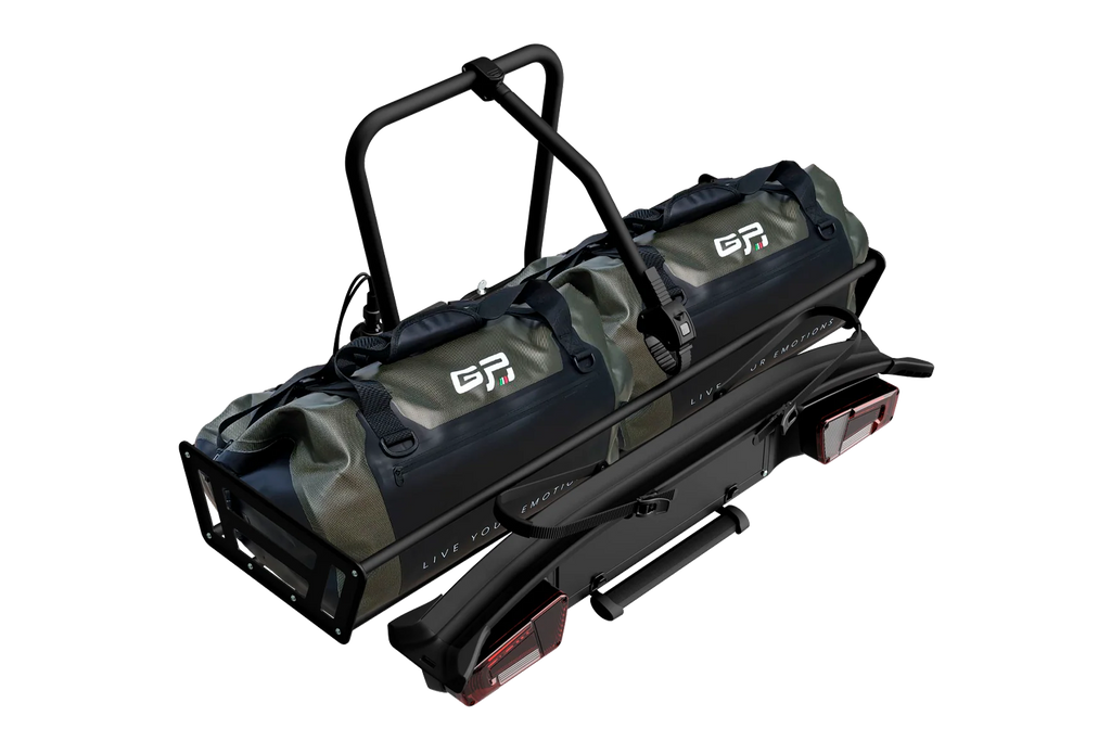 Platformă de remorcare GP Saturn cu adaptoare pentru trei biciclete (23.GP019-23.GP020-23.GP021)