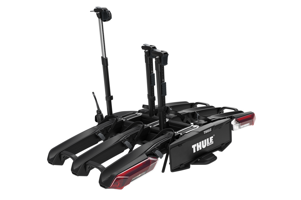 Thule Epos - suport pliabil pentru 3 biciclete pe bara de remorcare (979100)
