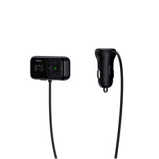 Transmițător FM BASEUS T S-16 Bluetooth 5.0 MP3 + încărcător auto 2x USB