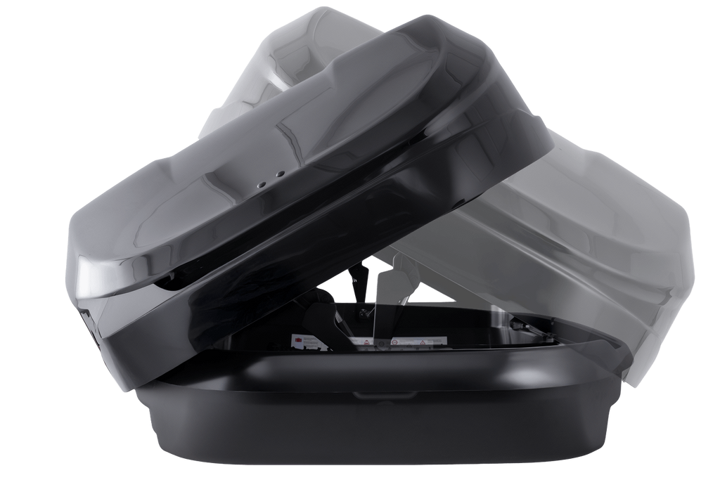 Cutie de portbagaj Inter Pack Monsun L, negru metalizat