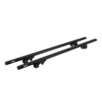 Bară de plafon Eco Alubase 135 - portbagaj universal din aluminiu pentru șine deschise (negru)