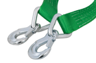 Frânghie de remorcare cu cârlige HILLS 5m/60mm/6t verde