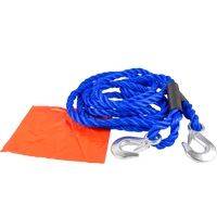 Cablu de remorcare cu cârlige LAMPA chingă de remorcare 4m/18mm/5t albastru