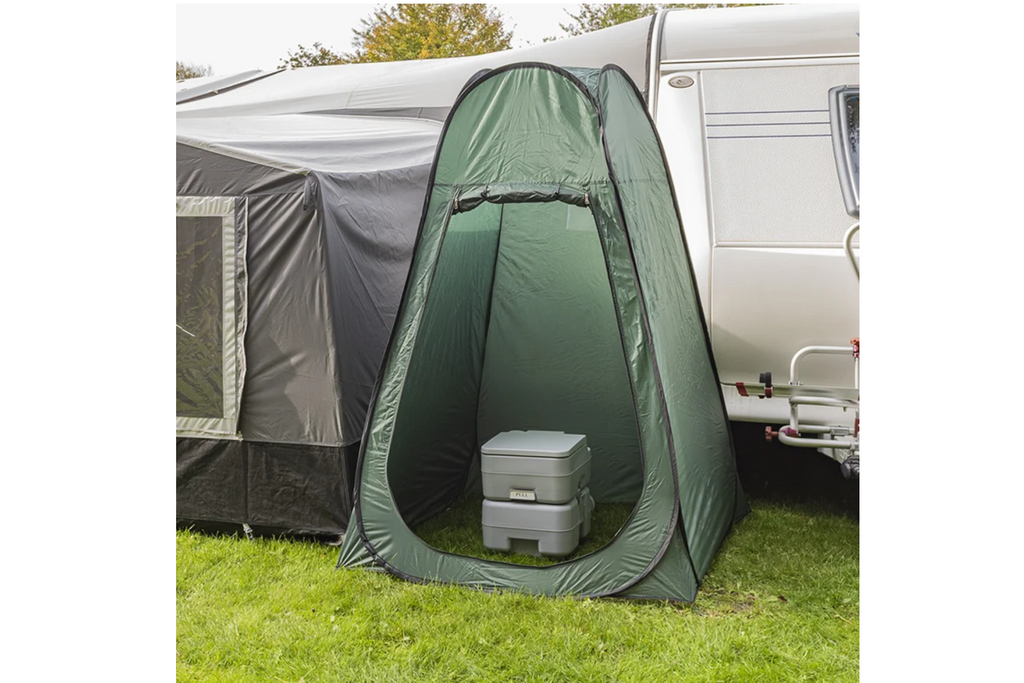 Toaletă portabilă de camping ProPlus 370415V01CR, gri, 10L/20L