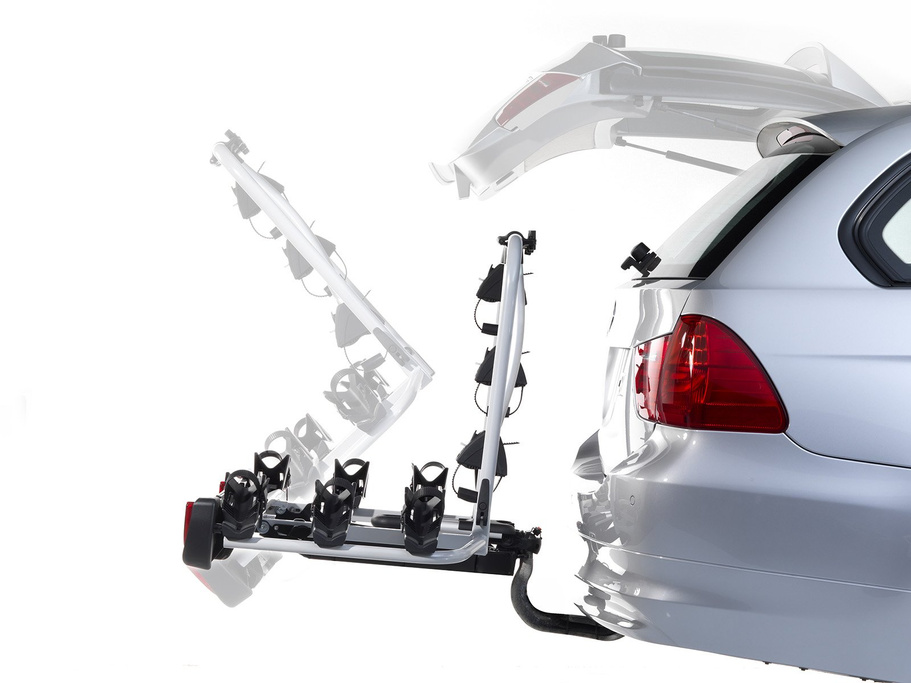 Atera Strada Sport M3 - suport pentru biciclete montat pe bara de remorcare pentru 3 biciclete (negru)