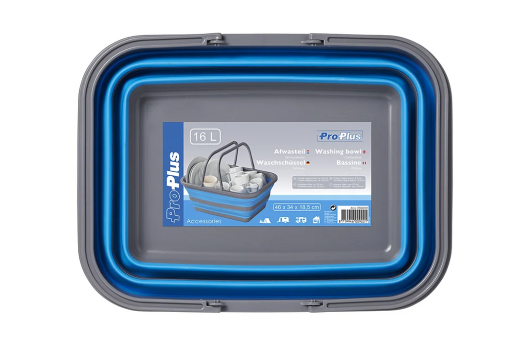 Bol pliabil de călătorie ProPlus 370303V01 bol din silicon 16L