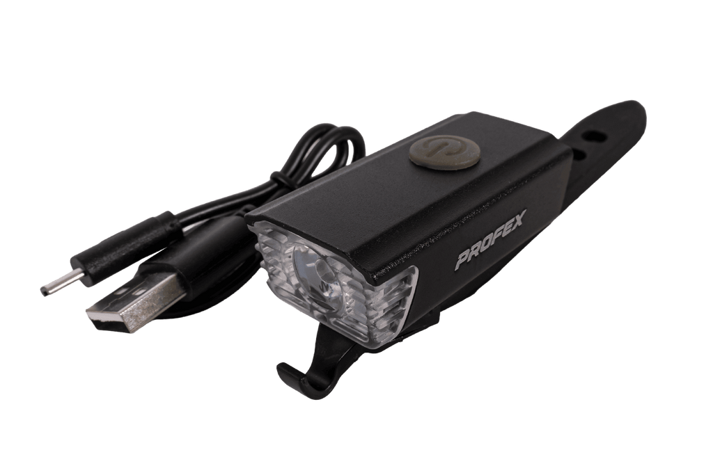 Lampă frontală pentru bicicletă PROFEX 82004 Pro Alu Li-Pol USB