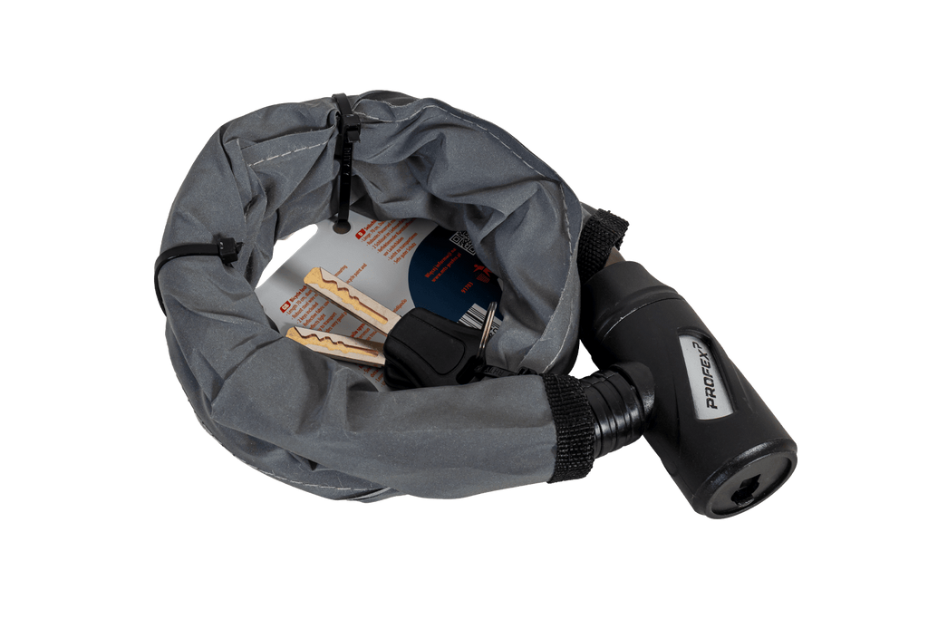Lacăt de bicicletă PROFEX Reflex Steel Armor, lungime 70 cm