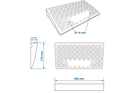 Set de două rampe ProPlus 361570, rampe de cauciuc 7 cm, 3000 kg