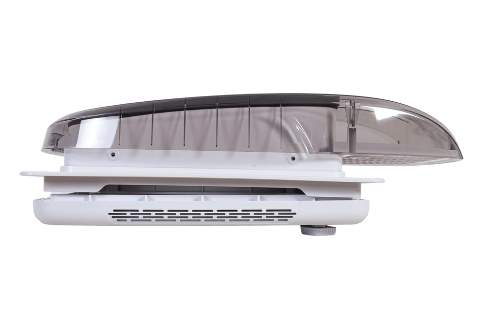 Ventilator automat de acoperiș PUNDMANN PLUS FAN pentru rulote cu iluminare, jaluzea 400×400mm