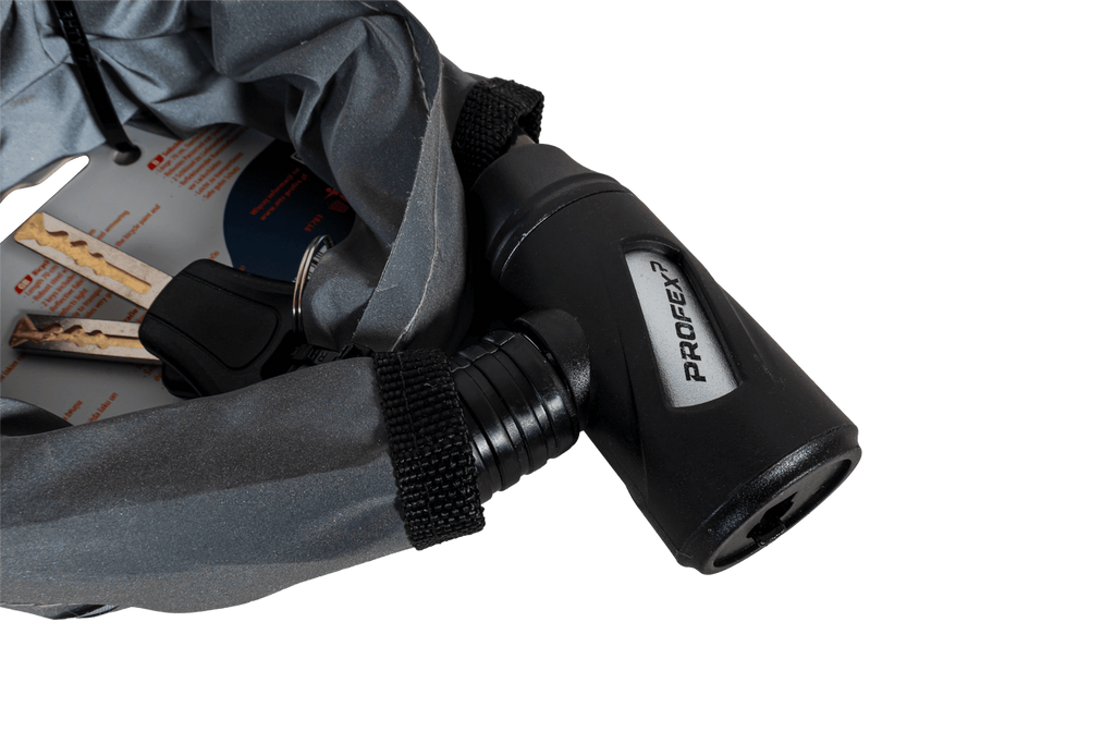 Lacăt de bicicletă PROFEX Reflex Steel Armor, lungime 70 cm