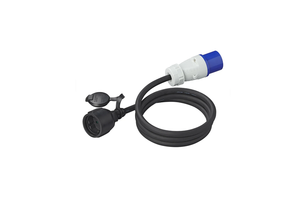 Adaptor cu ștecher și priză CEE cu contact de protecție 16A 230V ProPlus 373530DE cablu 150cm