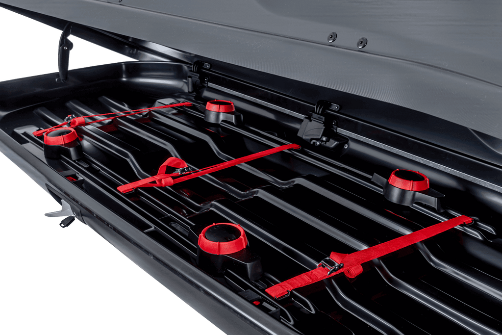 Cutie de portbagaj Atera Casar L, negru metalizat