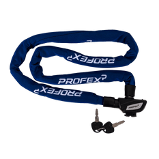 Lacăt de bicicletă PROFEX 81659 Neo 130 cm cu lanț și încuietoare